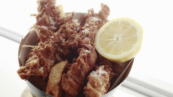 Showstopper: Beer battered fish and chips.