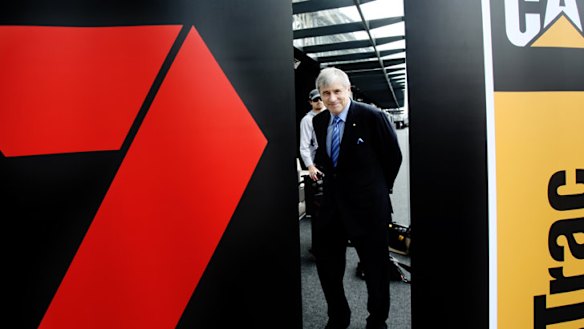 Competitive: Seven Group executive chairman Kerry Stokes.