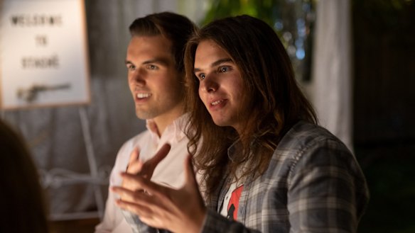 Josh and Austin, brothers from New South Wales, on Seven's My Kitchen Rules.