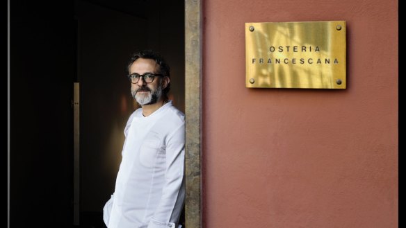 The king of Modena: Massimo Bottura at Osteria Francescana.