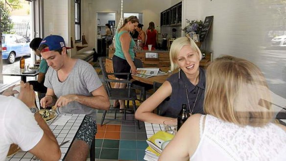 Lunch at Nan's Place in Zetland.