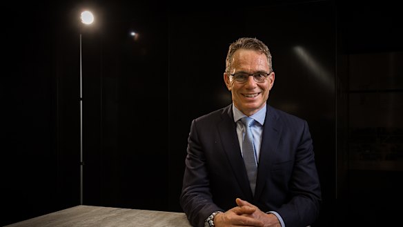 All smiles - BHP boss Andrew Mackenzie
