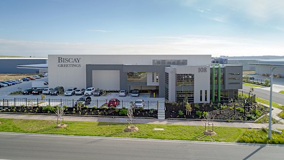 Biscay Greeting Cards' warehouse.