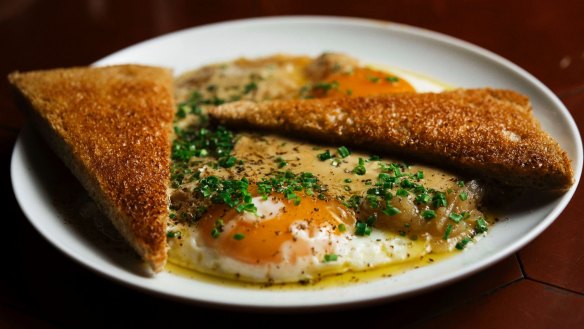 Eggs and foie gras 