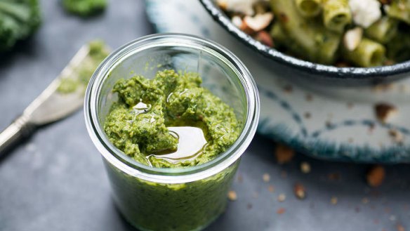 Kale, olives and artichoke take a tasty dip in tapenade.