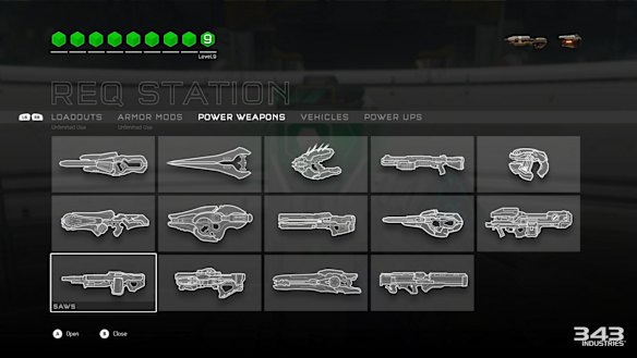 Grab a power weapon at a REQ station and wreak some havoc.