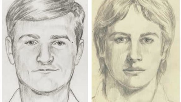 Police sketches of the Golden State Killer.