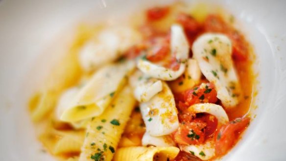 The garganelli pasta is one of 16 types made by Brendan Sheldrick and his team.