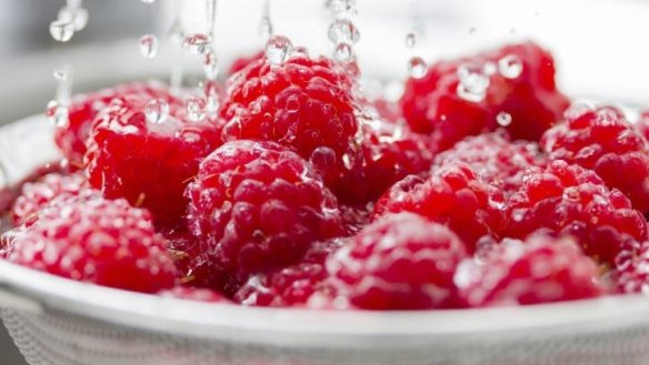 Summer lovin': Raspberries are lush as they are.
