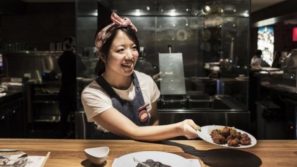 Try it: Mayumi Matsushita serves up Harajuku Gyoza chicken karaage. 