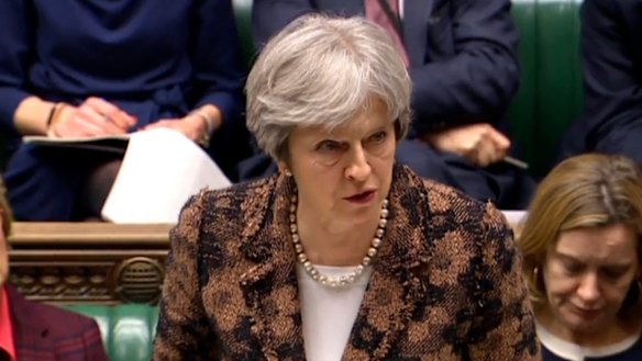 "A reckless act against the United Kingdom": Theresa May.