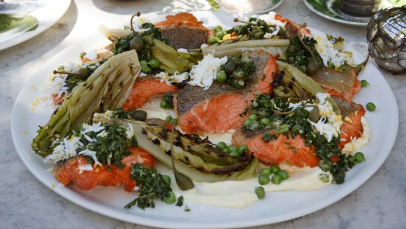 Seared ocean trout makes a delicious addition to any Christmas table.