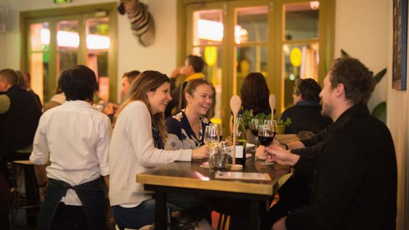 A pub transformed: The public bar at the Swanson.