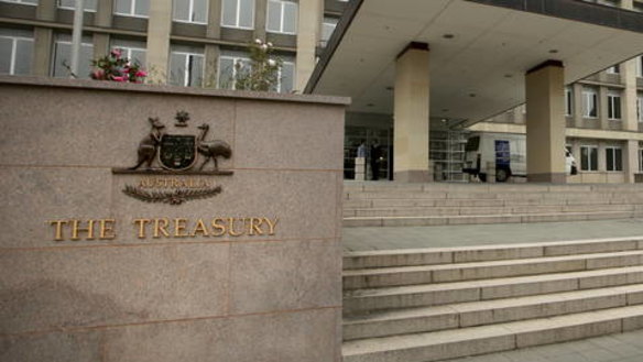 The Treasury building in Canberra.  
