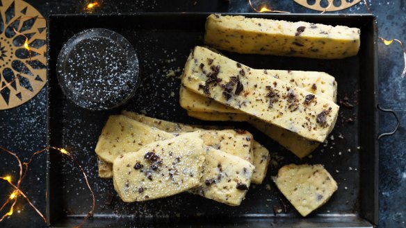 Bake a batch of buttery shortbread bikkies.