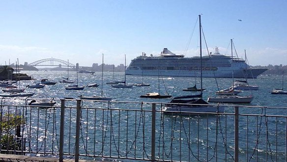 Anchored in Sydney Harbour ... the view from Wunulla Road, Point Piper.