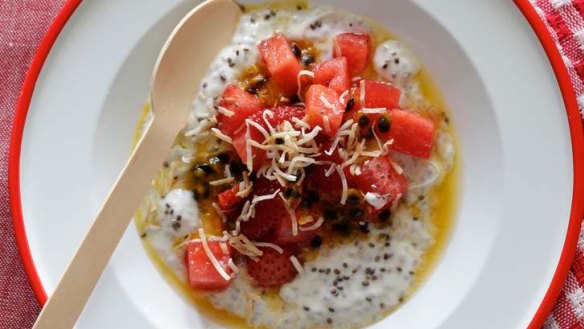 Superfood brekkie: Adding chia seeds ensures a healthy start to the day.