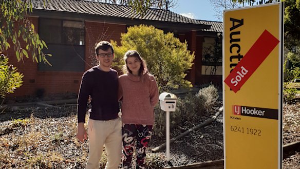 Kyle Knowles, 26, and Katarina Pavkovic, 24, who just bought their first home.