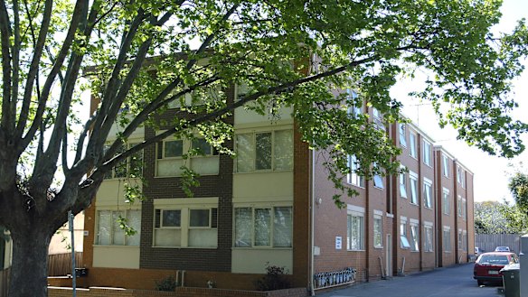 The flats in Canning Street where Julie Ann lived with her sister.
