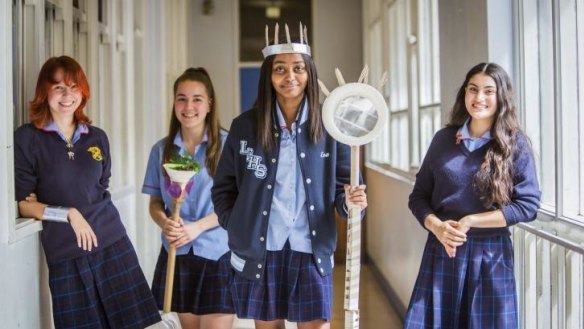 Liverpool Girls High School students will collaborate with Liverpool City Council's Dany Ghov on a costume and creating policy ideas about food security.