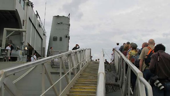 Service at sea: Centaur dead honoured
