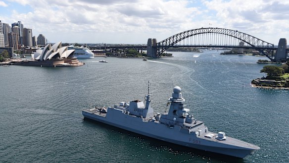 The FREMM, a frigate built by Italian firm Fincantieri, is one of the bids for Australia's next fleet.