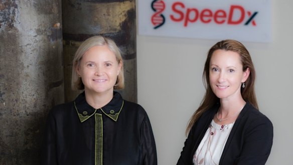 SpeeDx co-founders Alison Todd and Elisa Mokany.