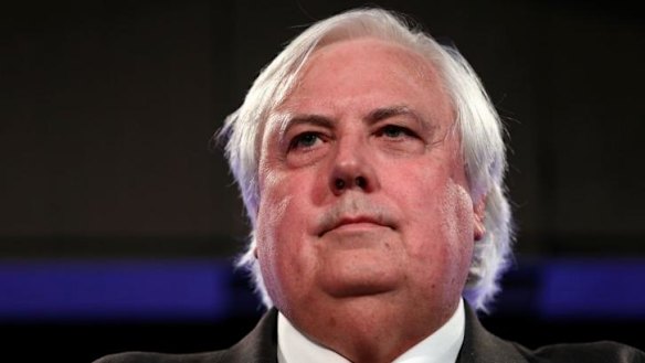 Outspoken: Clive Palmer.