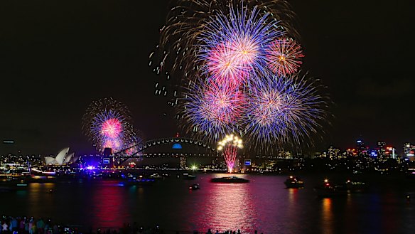 Party time: There are plenty of glittering parties around the harbour on New Year's Eve.