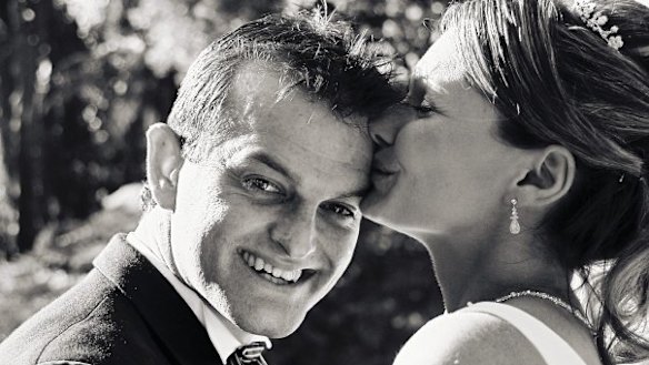 Paul and Danica Weeks on their wedding day in 2007.