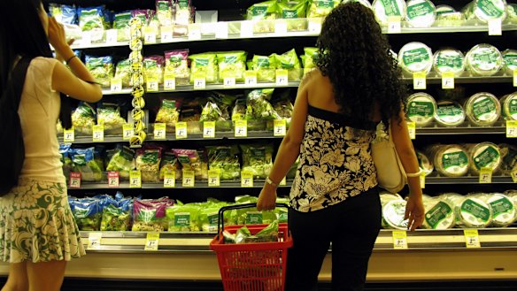 Sliding: Total retail sales growth slipped from 3.3 per cent to 2.5 per cent last financial year.