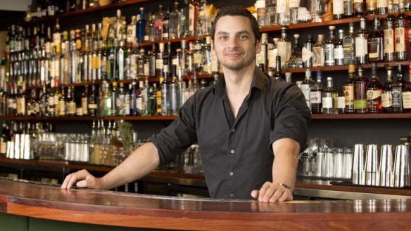 Matthew Hilan's bar boasts almost 80 different gins, some of which he imports directly.