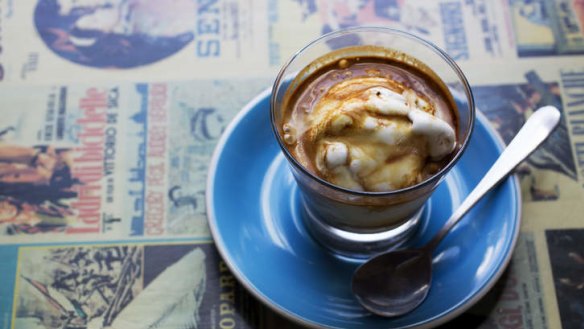 Worth lining up for: An affogato from Cow and the Moon.