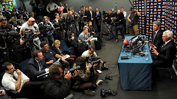 Spotlight: Mick Malthouse and Stephen Kernahan.