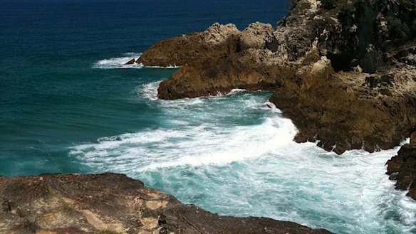 A turtle's playground ... the North Gorge on Stradbroke Island.