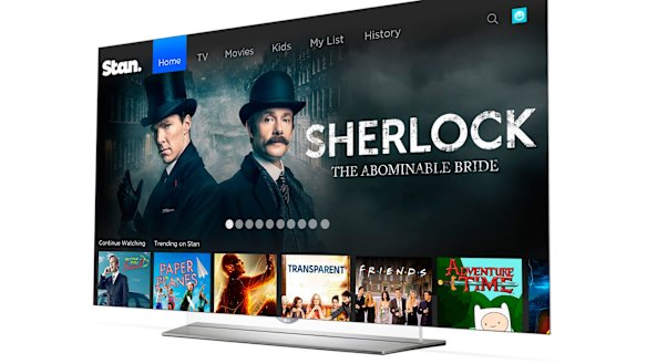 LG's WebOS 2.0 smart TV platform offers easy access to streaming video services including Netflix, Stan and FreeviewPlus.