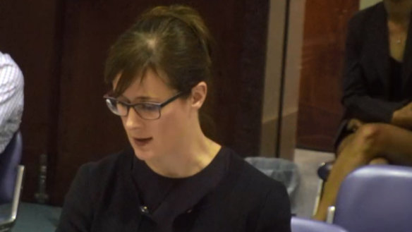 Senior counsel assisting the royal commission, Rowena Orr.