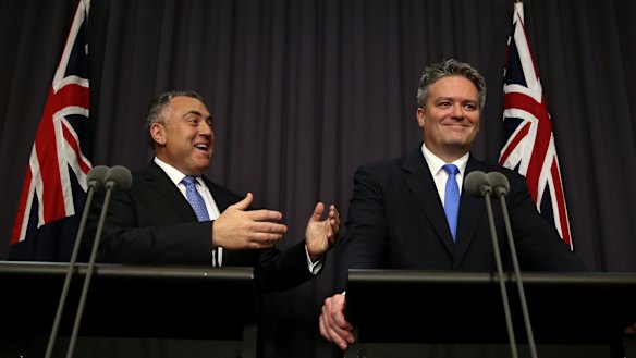 Not as bad as feared: But if you bump into Joe Hockey or Mathias Cormann in the corridor, remember to act scared.