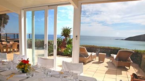 High life ... Lifetime Private Retreats's Cliff House, with its view of the Kangaroo Island coastline, is a perfect venue for fine dining.