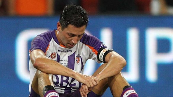 Feels robbed ... Glory skipper Jacob Burns.