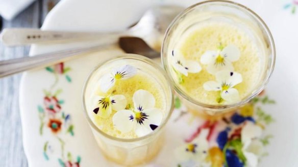 Soothing and indulgent: Healthy vanilla custard.