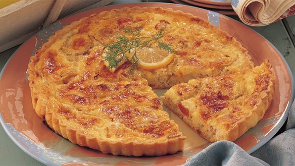 Seafood quiche