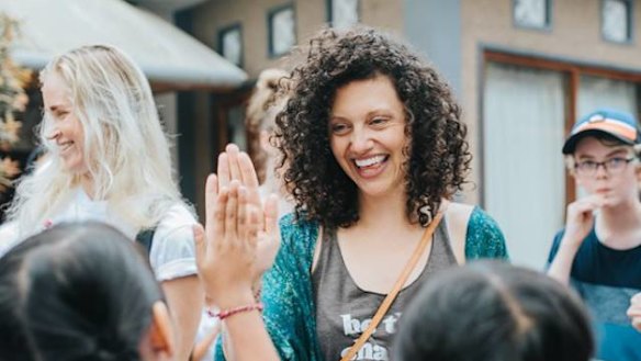 Lyndsay Lee before the start of the ultra marathon.
