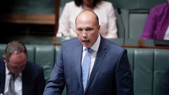 "We have to reduce the numbers": Minister Peter Dutton.