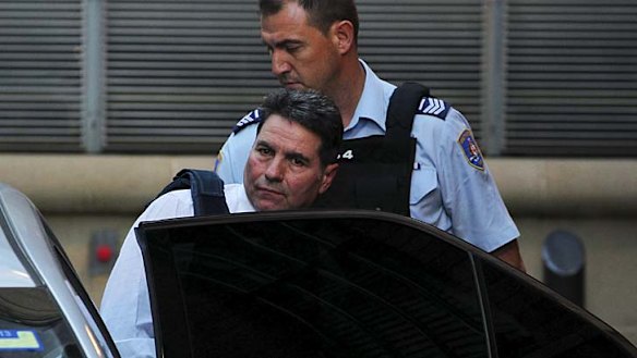 Lucky Gattellari leaving court.