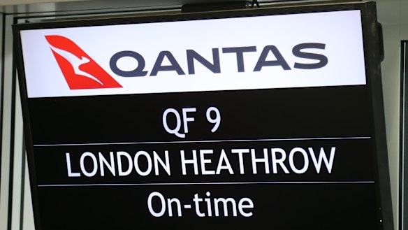 Flying to London with Qantas first class is much more expensive than economy.