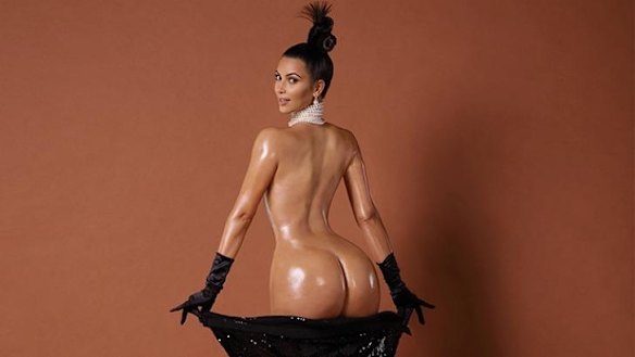Not that popular: Kim Kardashian West as shot by legendary photographer and "image consultant" Jean-Paul Goude.