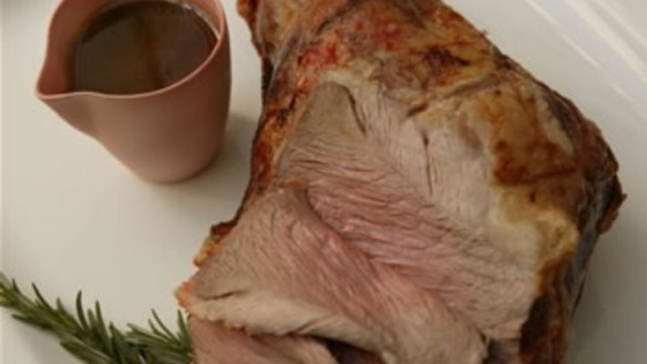 Roast leg of lamb