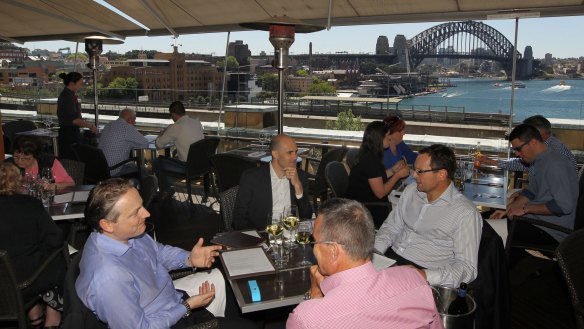 Food with a view: Sail into Cafe Sydney for a daily delight.