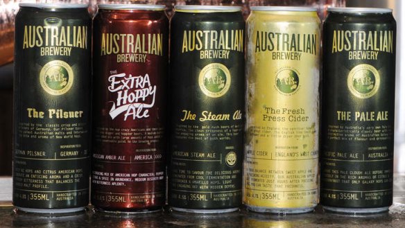 The Australian Brewery's tinnies.